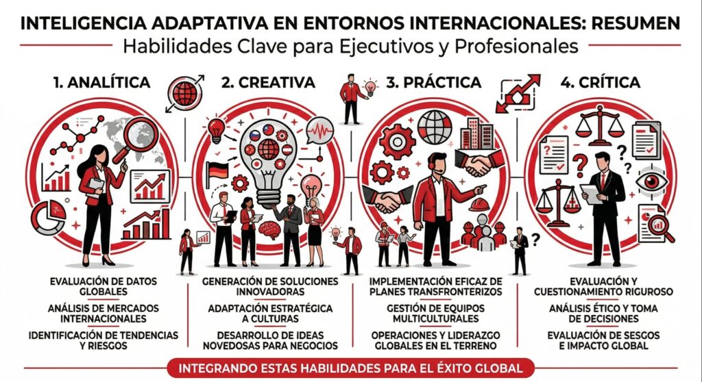 Inteligencia adaptativa en entornos internacionales